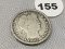 1892 Barber Quarter