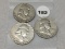 1954, 54-D, 54-S Franklin Half Dollars