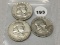 1956, 57, 57-D Franklin Half Dollars
