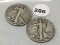 1929-D, 29-S Walking Liberty Half Dollars