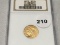 1913 $2 1/2 Gold Indian NGC MS62