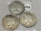 3X$ 1927, 27-D, 27-S Peace Dollars