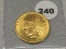 1915 $10 Gold Indian