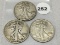 1942, 42-D, 42-S Walking Liberty Half Dollars