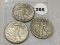 1945. 45-S, 45-D Walking Liberty Half Dollars