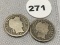 1893, 93-S Barber Dimes