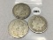 3X$ 1921 Morgan Dollars