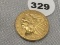 1913 $5 Indian Gold