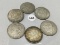 6X$ 1921-D Morgan Dollars