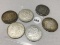 6X$ (5) 1921-D, 21 Morgan Dollars