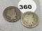 1904, 04-S Barber Dimes