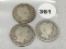 (3) 1899 Barber Quarters