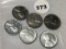 (6) 1943, S, D Steel Lincoln Cents