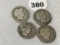 1908, 08-O, 08-D, 08-S Barber Dimes