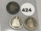 (3) 1853 Seated Dimes