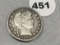 1899 Barber Quarter