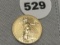 2015 (1/10th oz Gold) $5 Eagle