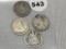 1887, (2) 88, 89 Seated Dimes