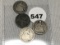 1853, 54, 57, 53-O Seated Half Dimes