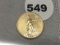 2015 (1/10th oz Gold) $5 Eagle