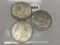 3X$ 1921, (2) 21-D Morgan Dollars