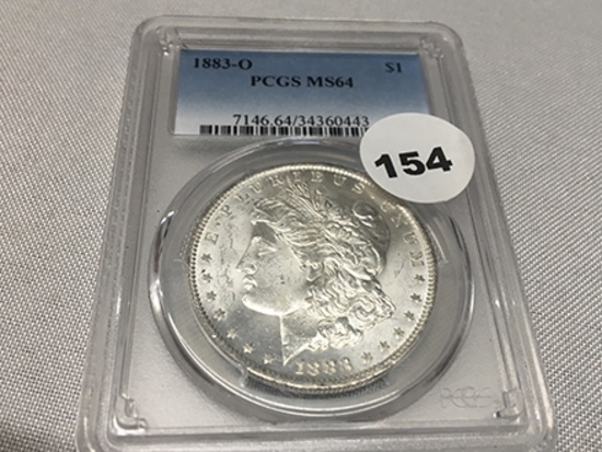 1883-O Morgan Dollar PCGS MS64