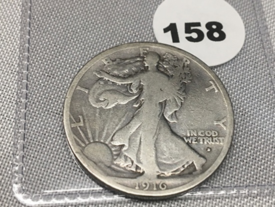 1916-D Walking Liberty Half