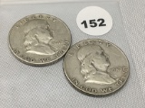 1948, 48-D Franklin Half Dollars