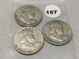 1949, 49-D, 49-S Franklin Half Dollars