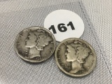1921, 21-D Mercury Dimes