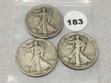 1918, 18-D, 18-S Walking Liberty Half Dollars