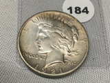 1921 Peace Dollar