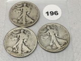 1921, 21-D, 21-S Walking Liberty Half Dollars