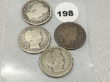 (2) 1896, 96-S, 96-O Barber Quarters