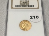1913 $2 1/2 Gold Indian NGC MS62