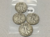1933-S, 34, 34-D, 34-S Walking Liberty Half Dollars