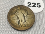 1917 V-2 Standing Liberty Quarter
