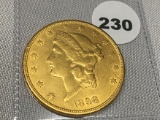 1898-S $20 Gold