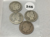 (2) 1903, 03-O, 03-S Barber Quarters