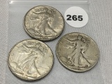 1945. 45-S, 45-D Walking Liberty Half Dollars