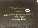 Complete Set Statehood Comm. 1999-2003 Washington Quarters, Including Proofs, 1999-S PCGS PR68DCAM
