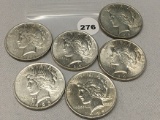 6X$ 1923 Peace Dollars