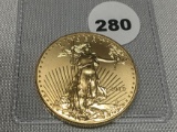 2015 (1 oz Gold) $50 Eagle, BU