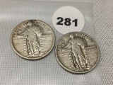 1925, 26 Standing Liberty Quarters
