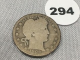 1909-O Barber Quarter