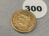 1873-S $2 1/2 Liberty Gold