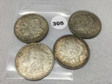 4X$ 1921 Morgan Dollars
