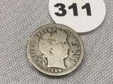 1896-O Barber Dime