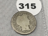 1896-S Barber Dime