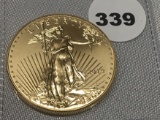 2015 (1 oz Gold) $50 Eagle, BU